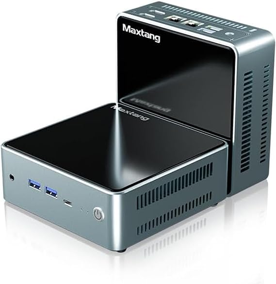 Maxtang AMD Ryzen 7 Mini PC 7735HS (up to 4.75GHz) Windows 11 Home Supported 32GB Ram DDR5 4800Mhz 1TB PCIe4.0 Nvme SSD WIFI6 BT5.2 Mini Desktop Gaming Computer