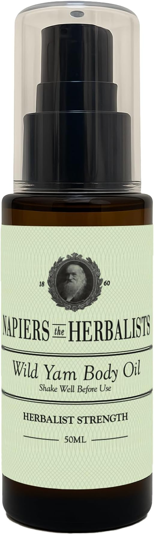 Napiers Wild Yam Body Oil – Herbalist-Strength Formula with Wild Yam Root Extract – Skin Hydration & Menopause Support – 50ml