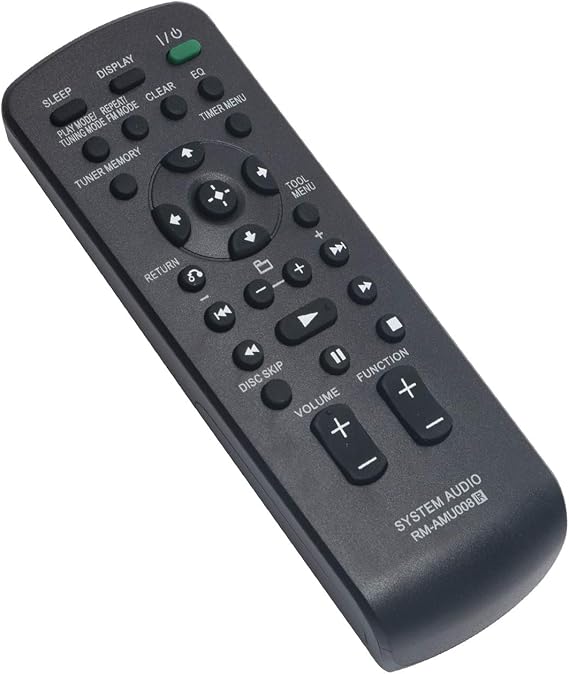 RM-AMU008 Replace Remote Control fit for Sony Compact Mini Hi-Fi Stereo