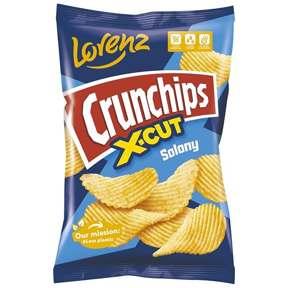 Lorenz Potato Chips (3 - PACK, Salted X - CUT)