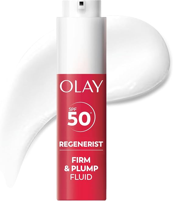 Olay Regenerist Firm & SPF50+ Face Cream | With Collagen Peptide, Niacinamide & Pro-Vitamin B5. Lightweight, firms skin, 24H hydration