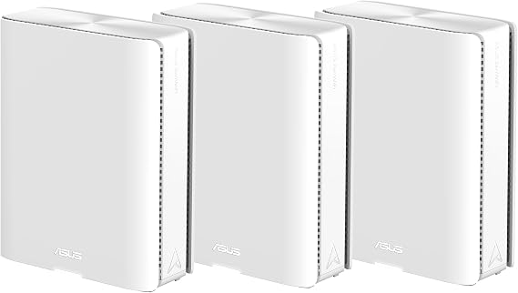 ASUS ZenWiFi BT10 Tri-Band WiFi 7 Mesh, 18 Gbps, 9000 sq.ft 3pk, Dual 10G Ports, Security and Parental Controls Included, Smart Home Master SSIDs, 4G & 5G Mobile Tethering