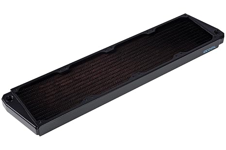 Alphacool Neos ST30 Full Copper X-Flow Radiator, 480mm, Quad Fan, Black
