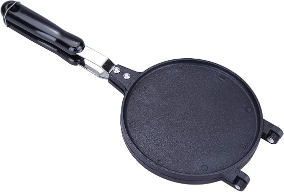 Waffle Cone Maker, Nonstick Egg Roll Maker Aluminum Alloy Crispy Omelette Pancake Mold Ice Cream Cone Maker Waffle Pan Kitchen Machine Baking Cooking Tools with Heat-Insulation Handle, 6.7 Inches