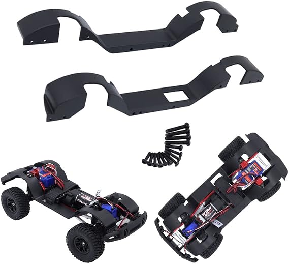 for TRX4M Fender Plastic Mud Fenders Liner for 1/18 RC Crawler Car TRX4-M Bronco Upgrade Parts