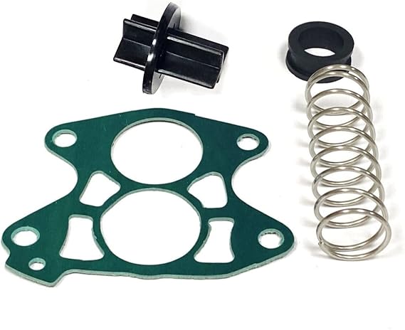 Poppet Valve Kit / Bypass Valve for Yamaha 75-90 HP 84-06, Stainless Steel and Brass, 1/2 in, 2 Ports, Red