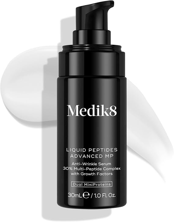 Medik8 Liquid Peptides Advanced MP, With Breakthrough Bio-Technology - 30ml | Wrinkle Reduction Serum With 30% Multi-Peptide Complex, Proven to Deliver Results in as Little as 10 minutes