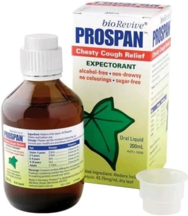 Prospan Cough Syrup - 200ml CHESTY Cough Relief & Mucus Relief