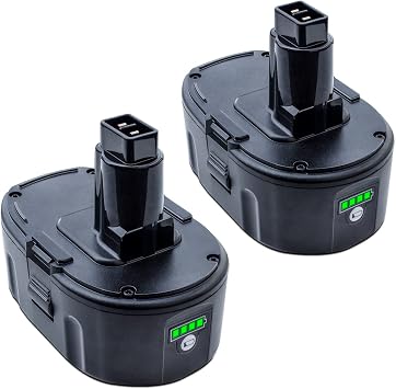 DTK 7.0Ah 18V Battery Replacement for Dewalt, 2Pack 18V Lithium Ion Battery Compatible with Dewalt DC9096 DC9098 DC9099 DW9095 DW9096 DW9098 DE9039 Cordless Tools