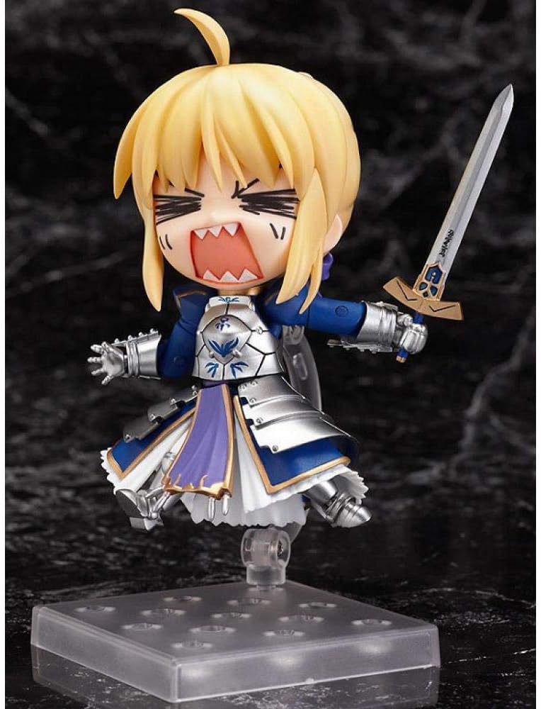 Anime Fate Stay Night Saber Nendoroid 121 BJD Cute Figure Model Toys with Retail Box