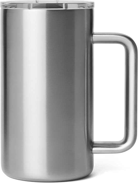 YETI Rambler 24 oz Ceramic Lined Stackable Mug, Stainless