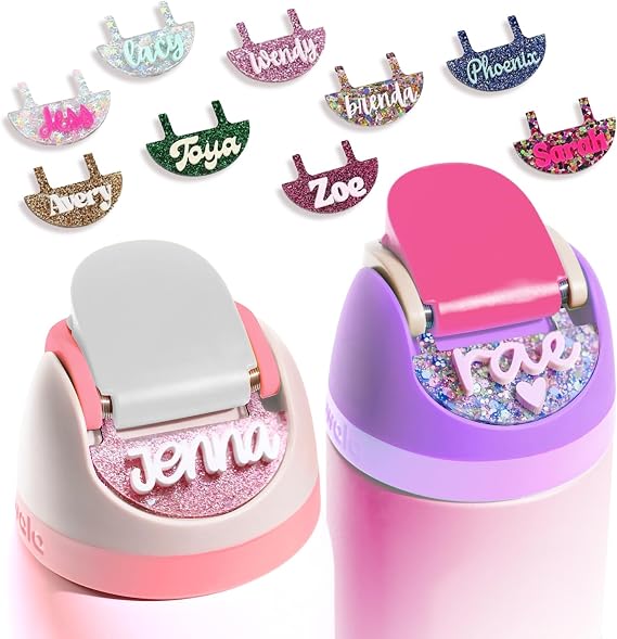 Personalize 3D Name Plate Compatible with Owala Water Bottle 24oz 32oz 40oz