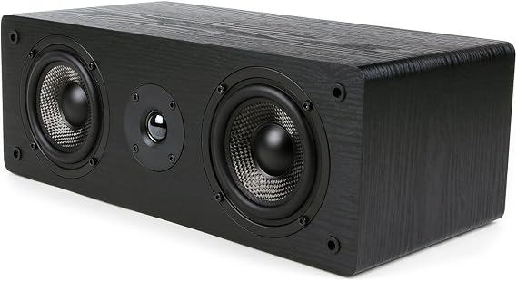 Micca MB42-C 2-Way Passive Center Channel Speaker Home Theater, Each, Black