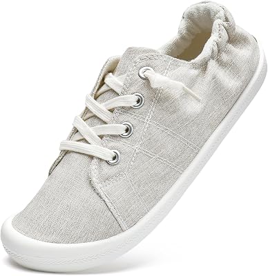 STQ Women Slip On Sneakers, Comfortable Casual Canvas Shoes
