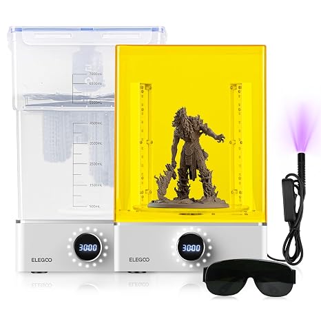 ELEGOO Mercury XS Bundle, Wash and Cure Machine for Large 3D Resin Models