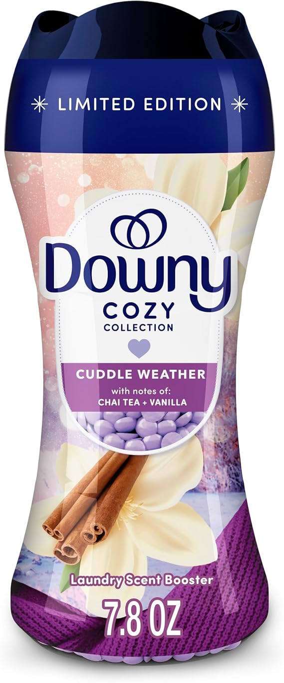 Downy In-Wash Laundry Scent Booster Beads, Long-Lasting Cuddle Weather Scent Beads, 7.8 oz