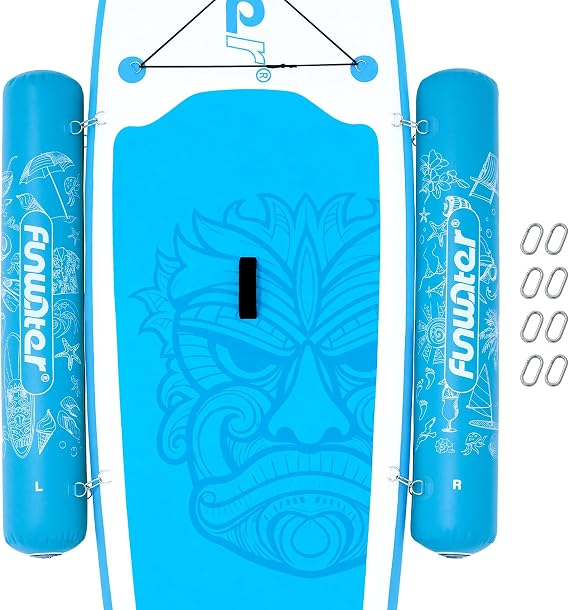 FunWater Paddle Board Stabilizers for Stand-Up Paddleboards Inflatable SUP Balance Training Floats for Beginners, Kids, Fishing, Dogs, Yoga