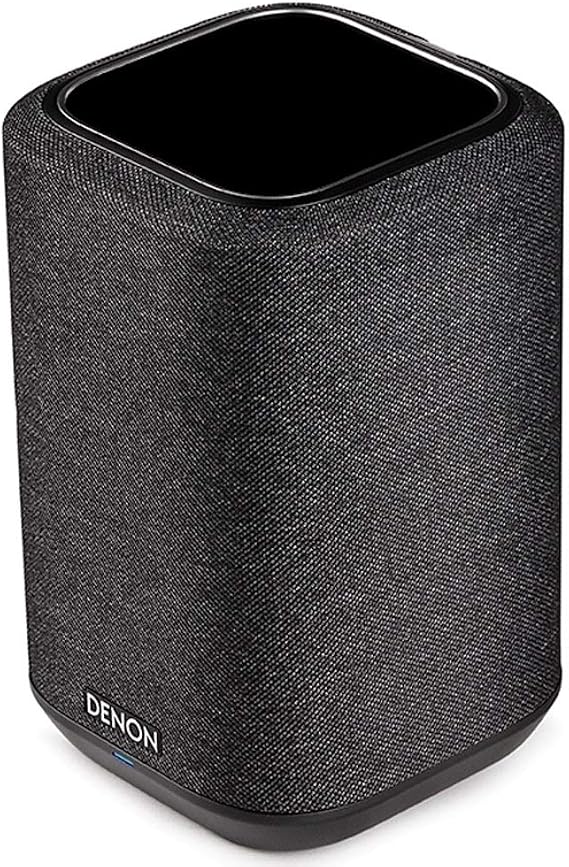 Denon Home 150 Wireless Smart Speaker Compact Design, Wi-Fi & Bluetooth, HEOS Built-in, Alexa Built-in, Siri & AirPlay 2, Spotify Connect, Multi-Room Support, Black