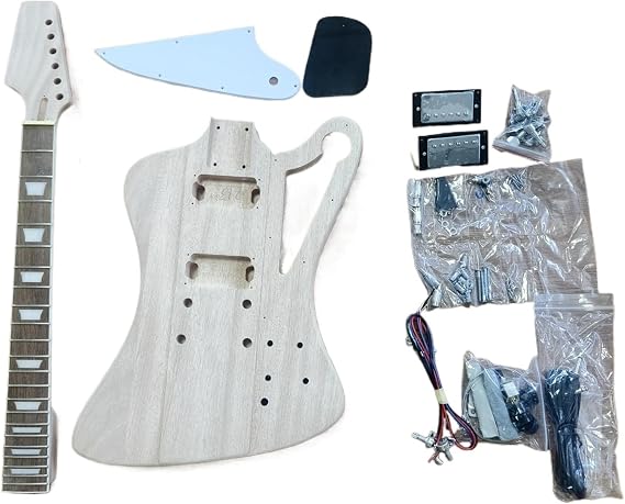 Classic Firebird Style DIY Electric Guitar Kit Guitar Building Gift Set