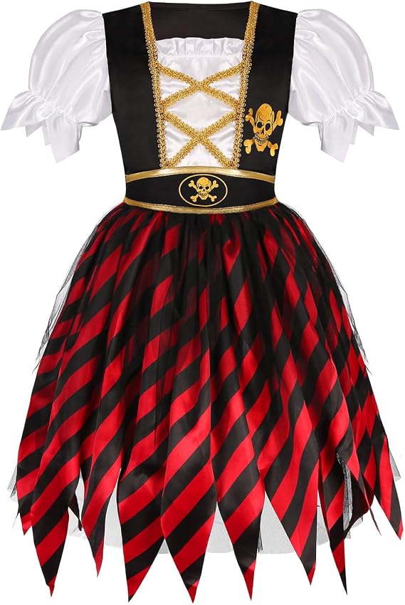 Woman Pirate Princess Costume Halloween Party Dress Up