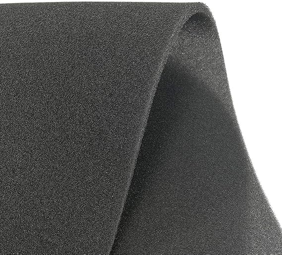 30PPI Air Filter Foam Sheet-Black Anti-Dust 10mm Thickness {Size:2M Length x 1M Wide}