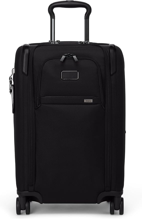 TUMI - Alpha Dual Access Expandable Carry-On Luggage - Zipper Expansion - Durable Ballistic Nylon Lightweight Suitcase -TSA Lock Tracer