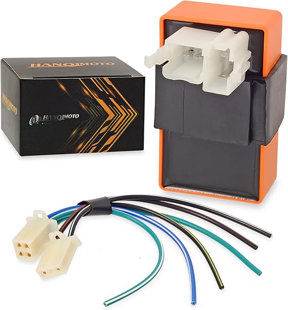 6 Pin AC CDI Box with Connecting Plug High Performance Racing Parts for CG 50cc 125cc 150cc 200cc 250cc Vertical Engine ATV Pit Dirt Bike Go Kart Motorcycle