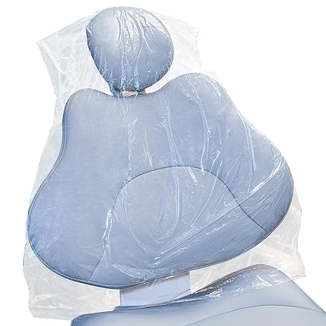 JMU 225Pcs Disposable Dental Half Chair Cover 24"x27.5" Chair Clear Sleeve