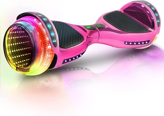 6.5 Hoverboard for Kids Ages 6-12, Bluetooth Hoover Board with Tunnel Light Style Wheels & Non-Slip Footpads, UL2272 Safety Certified