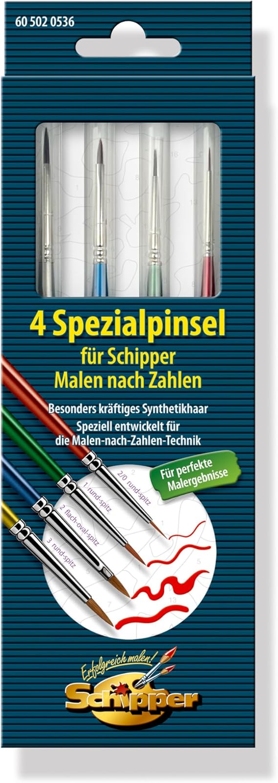 Schipper 605020536 4 Paint Brushes