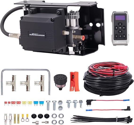 maXpeedingrods Wireless On Board Air Compressor System App & Remote Control