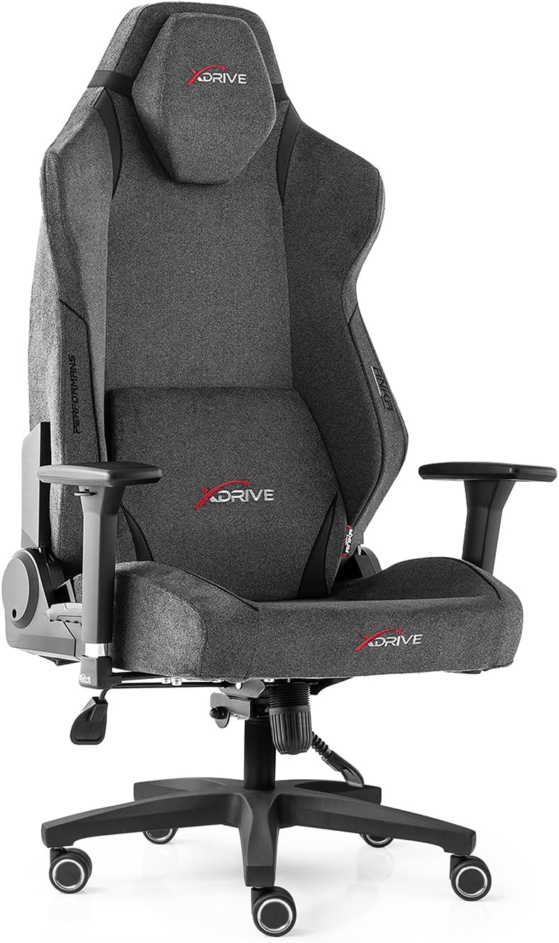 xDrive Phoenix Professional Gaming Chair Fabric Grey