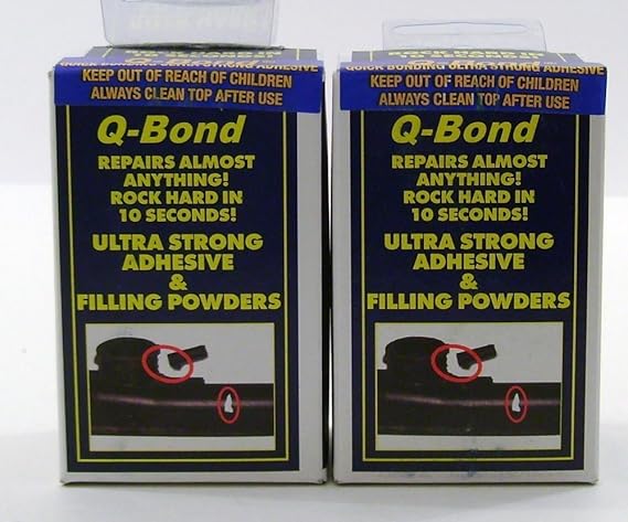 Q Bond Repair Kit Small Quick Bonding Adhesive 2 Pack