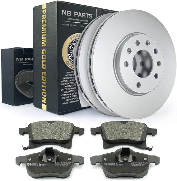 NB PARTS Premium Edition 10075490 Front Brake Discs and Brake Pads