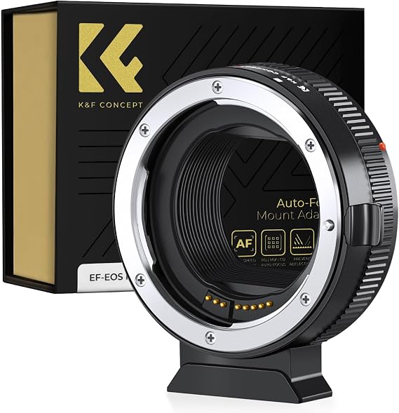 K&F Concept EF to EOS R Adapter, Auto Focus Lens Mount Adapter
