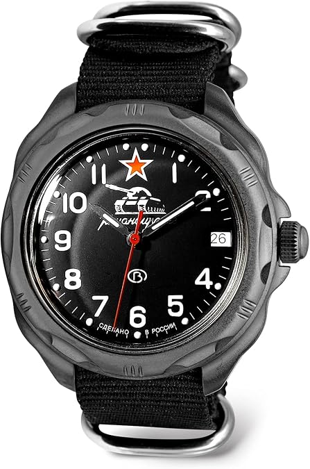 VOSTOK | Komandirskie Tank Commander Russian Military Mechanical Wrist Watch | 306 Series | Fashion | Business | Casual Men's Watches