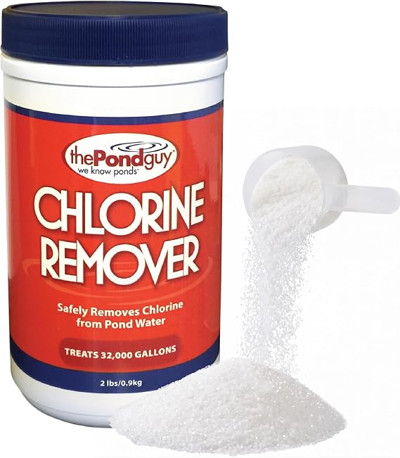 The Pond Guy Chlorine Remover Dechlorinator Granules for Koi Ponds, 8 Oz