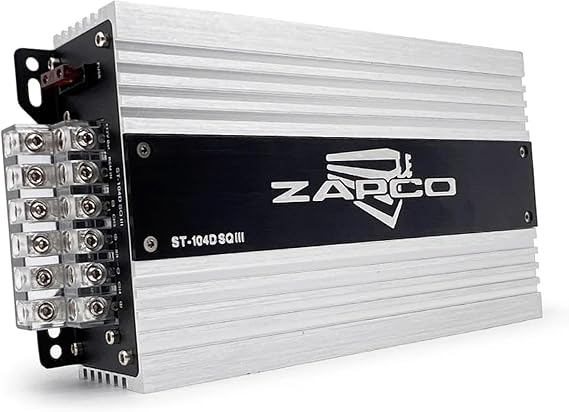 Zapco ST-104D SQ III 4-Channel 600W Class D Full Range Compact Amplifier