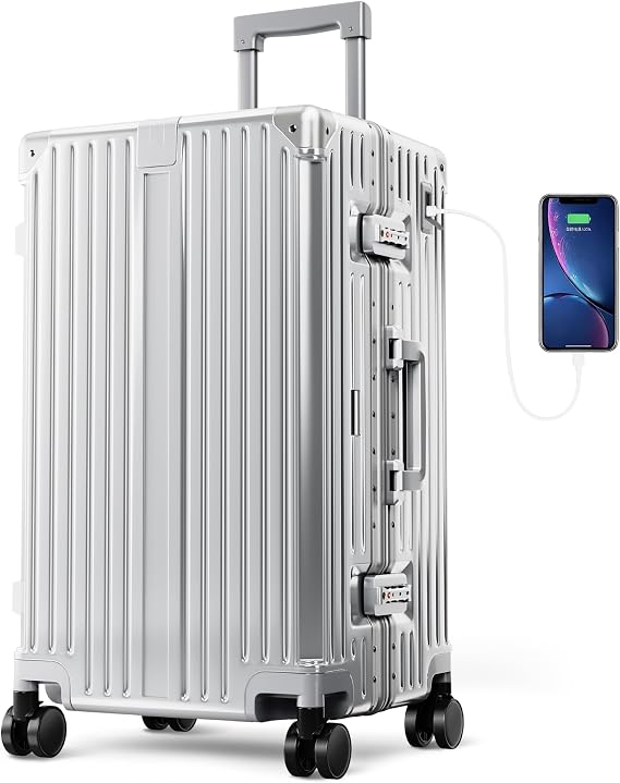 Trunk Luggage,24-Inch Checked Luggage