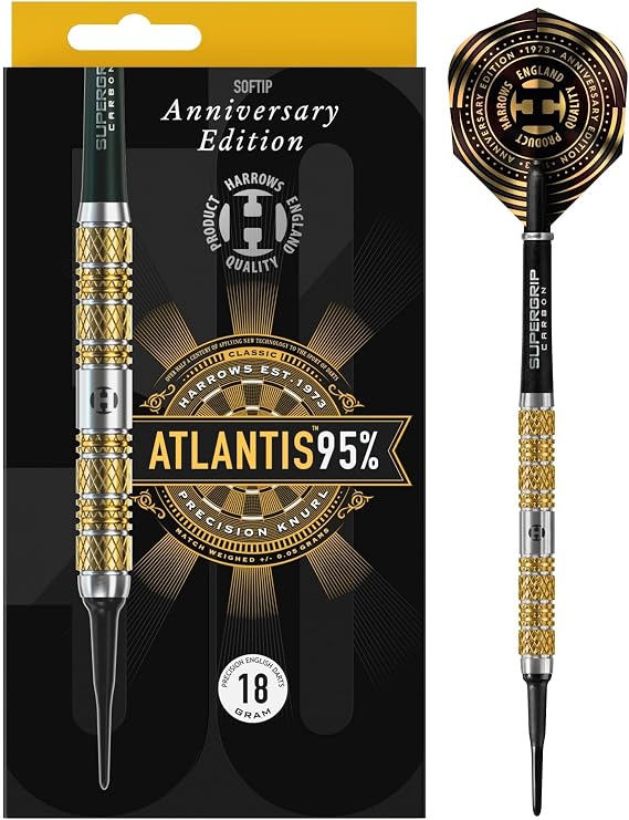 95% Tungsten Soft Tip Darts by Harrows