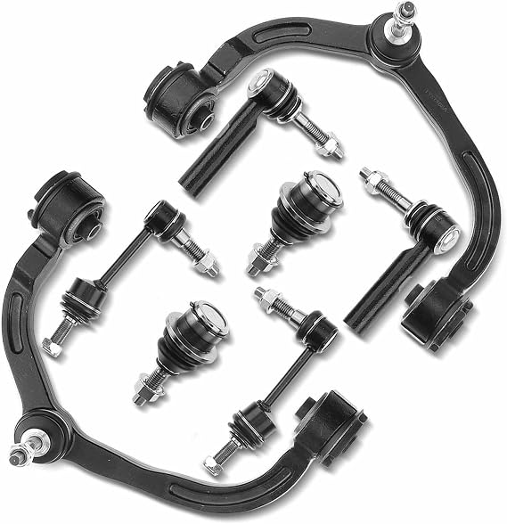 1pc Front Right Passenger Upper Control Arm and Ball Joint Assembly 2pcs Front Lower Ball Joint Es3695 K80712 8NCASBLTREFFFE2