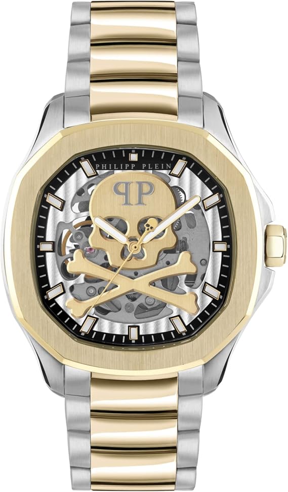 Philipp Plein Men Analogue Automatic Watch $keleton $pectre