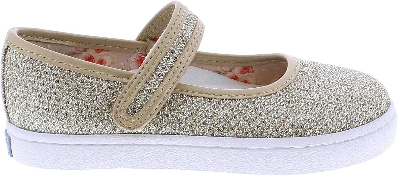 FOOTMATES Girl's Amy Flat Shoes, Breathable Mesh, Lightweight, Slip-On Comfort