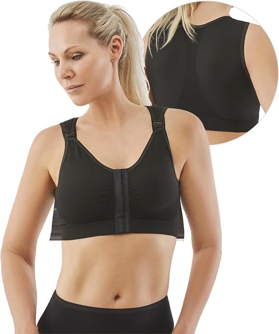 CAREFIX Bree Post Breast Augmentation Bra | Comfortable Post Breast Reduction Surgery Bra
