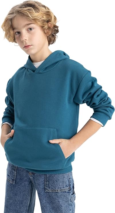 DeFacto Erkek Çocuk Regular Fit Kapüşonlu Sweatshirt