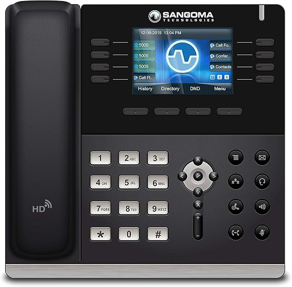 SANGOMA US INC.. Sangoma s505 VoIP Phone with POE (or AC Adapter Sold Separately), Model: PHON-S505