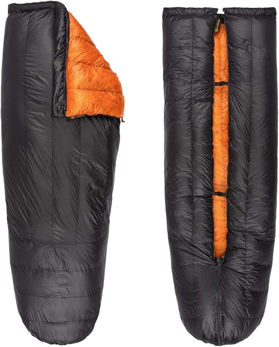 Featherstone Moondance 25 850 Fill Power Down Top Quilt Mummy Sleeping Bag Alternative for Ultralight Backpacking Camping and Thru-Hiking...