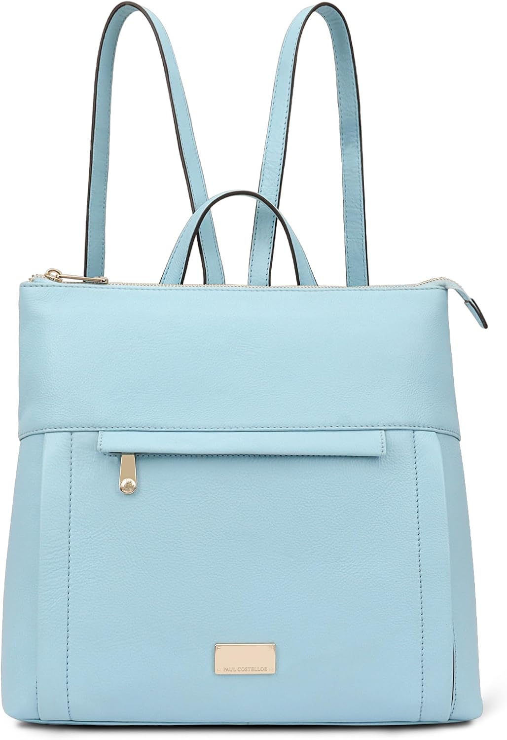 PAUL COSTELLOE Leather Backpack for Women, Fashion Casual Daypack, Travel Portable Shoulder Bag, Designer Backpack - OTAVA