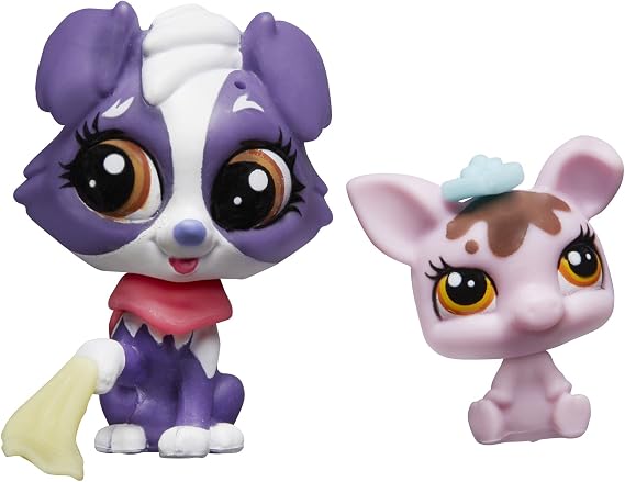 Littlest Pet Shop Border Collie and Piglet