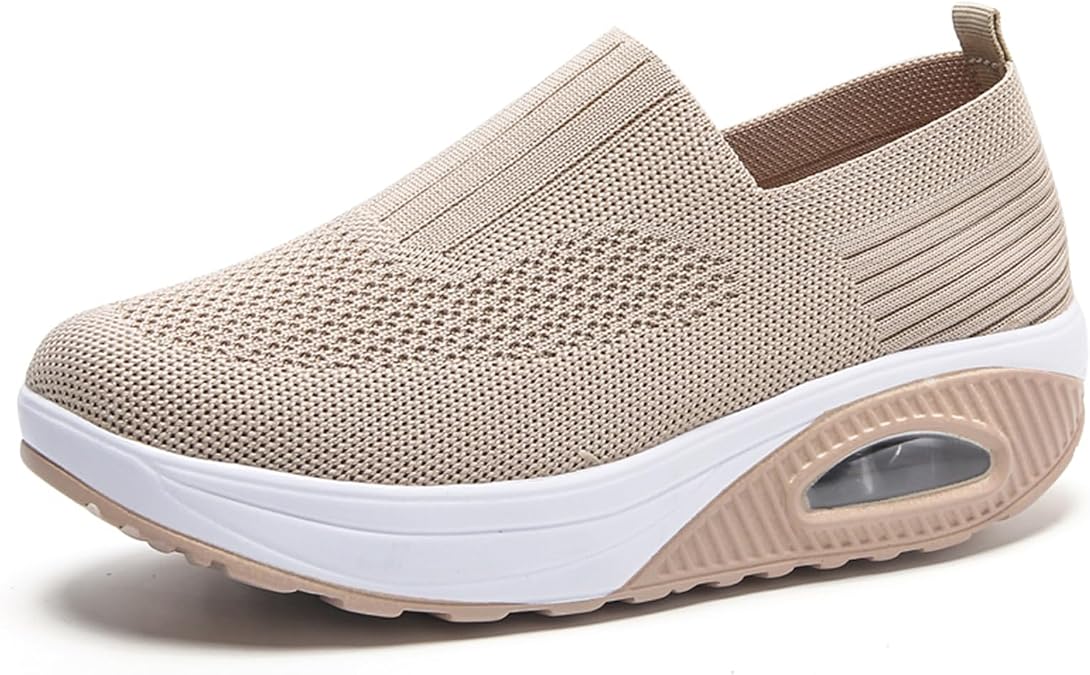 Women's Sneakers Mary Jane Thick Soled Sneakers Slip on Walking Shoes Orthopedic Diabetes Walking Sneakers Women's Shaping Swing Shoes